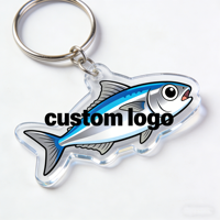 Nouveaux produits 2027, porte-clés en acrylique transparent personnalisé, logo d'animal, dessin animé, souvenir en acrylique, cadeau, créez votre propre logo, porte-clés en plastique