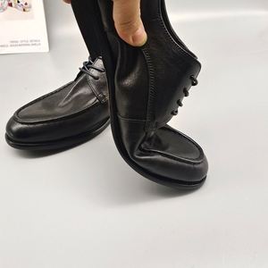 Chaussures habillées de luxe pour hommes à bout carré, respirantes, antidérapantes, à lacets, en cuir VALENTINA, pour affaires et mariages, tailles 38-44 - Product Image 3