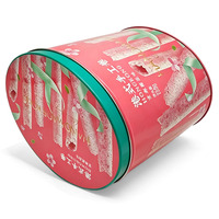 Boîte en métal ovale personnalisée de qualité alimentaire pour biscuits, rouleaux d'œufs, snacks, pâtisseries de fêtes, rangement de cadeaux - Prix de gros