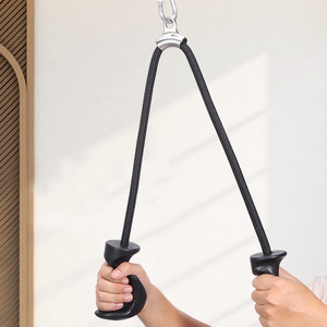 Poignées ergonomiques <span class=keywords><strong>corde</strong></span> triceps en nylon robuste de 36 pouces pour système de <span class=keywords><strong>poulie</strong></span> de machine à câble universel accessoire d'haltérophilie - Product Image 6