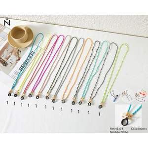 Collar de Cadena de Cuerda Angelina de 70 cm, Multicolor, Moderno, Unisex, para Uso Diario, Regalo, Joyería - Product Image 3