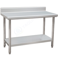 Table pliante en acier inoxydable avec pieds détachables, robuste, pour intérieur/extérieur, plan de travail, revêtement autonettoyant, anti-corrosion