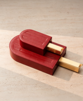Boîte rigide rouge bordeaux brillante pour gloss à lèvres, emballage personnalisé de luxe pour cosmétiques, soins de la peau, rouges à lèvres, boîte en papier et cuir pour parfums