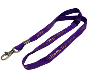 Tùy Chỉnh Khuyến Mại An Toàn Khóa Mềm Polyester Mỏng Tùy Chỉnh Vàng In Ấn Logo Dây Buộc - Product Image 5