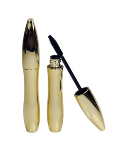 Tubes de mascara de luxe 3,5 ml en ABS/PETG/AS doré, petite capacité, flacon vide avec bouchon à vis pour emballage de maquillage - Product Image 1