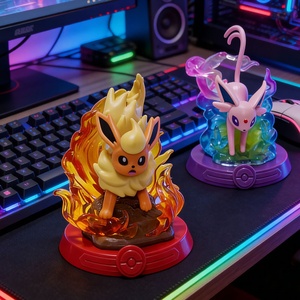 9 Estilos de Figuras de Pokémon Adventure Eevee: Espeon, <span class=keywords><strong>Glaceon</strong></span>, Leafeon, <span class=keywords><strong>Vaporeon</strong></span>, Flareon, Umbreon, Adornos de Anime Pokémon - Product Image 1