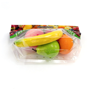 Emballage recyclable personnalisé, pochette à main, trou respirant, fermeture éclair, PE laminé, qualité alimentaire, sac pour fruits et légumes frais - Product Image 6