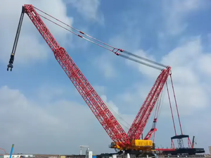 סין זורק גדול מנוף 1000ton scc13000tm להניף מכונת זחילה מנוף - Product Image 2