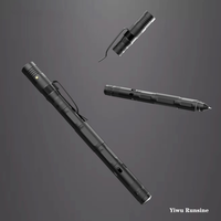 Stylo tactique, stylo d'autodéfense professionnel, briseur de verre d'urgence extérieur, lampe de poche, stylo tactique de survie, coffret cadeau