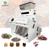 Machine de tri et de calibrage de qualité supérieure pour arachides, noyaux de noix, haricots noirs, maïs et amandes, avec tri par technologie avancée