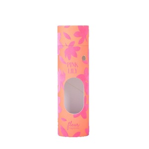 Boîte cylindrique en papier kraft 100 % recyclable et biodégradable, emballage en tube de papier avec marquage à chaud pour bougies, cosmétiques, parfums et diffuseurs à bâtonnets - Product Image 2