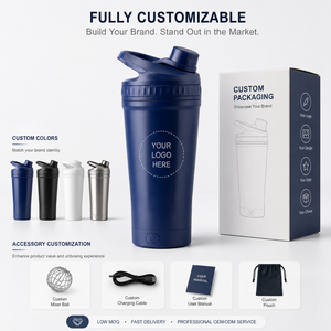 Botella Mezcladora Eléctrica de Acero Inoxidable Aislada de 16 oz, Recargable por USB C, <span class=keywords><strong>Mezclador</strong></span> de Batidos de Proteínas, Vaso <span class=keywords><strong>Mezclador</strong></span> Portátil - Product Image 5