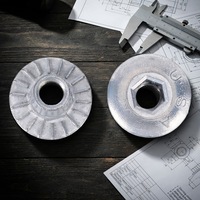 Vis autotaraudeuses en acier noir Zhunte RN, rivets de verrouillage à double extrémité, ensembles de boulons, zingués classe 12.9, pour béton, à tête hexagonale
