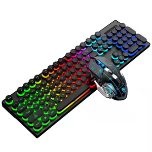 Vente flash - Clavier et souris sans fil rechargeables VONN TF380 pour jeux - Clavier rétroéclairé 6D - Souris - Ensemble 2 en 1 pour les joueurs - Product Image 2