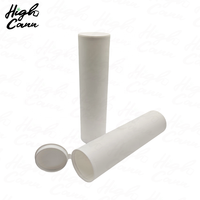 Nouvelle Arrivée Boîte de Présentation en Plastique PP avec Couvercle Pop Top pour Tubes King Size 109mm, Étiquette Personnalisée