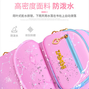 Zmbaby Gradient <b>Backpack</b> For Girls 14 In <b>Large</b> <b>Capacity</b> School <b>Backpack</b> With Printing Design - Product Image 4