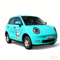 Véhicule électrique à faible vitesse à 4 roues fabriqué en Chine, type fermé, 5 portes, 5 places, 3000W, mini SUV avec une autonomie de 60-120 km
