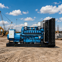 Genset Diesel Weichai Tugas Berat 100-1000KW Tipe Terbuka untuk Pasokan Lokasi Konstruksi