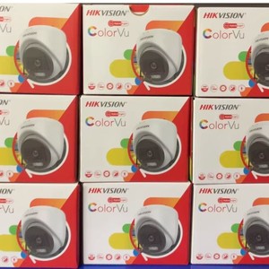 Caméra dôme analogique Hikvision, objectif 2,8 mm, vision nocturne couleur, audio, DS-CE70DF0T-LPFS - Product Image 4