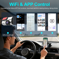Caméra embarquée 2K WiFi avant et arrière, double objectif 1080P, écran IPS 3 pouces, vision nocturne, capteur G, caméra de voiture OEM/ODM, MOQ 1 PC