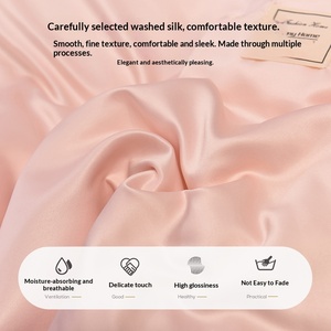 Parure <span class=keywords><strong>de</strong></span> lit <span class=keywords><strong>de</strong></span> luxe léger en soie glacée et mélange polyester-coton, jacquard, douce pour la peau, style princesse, <span class=keywords><strong>housse</strong></span> <span class=keywords><strong>de</strong></span> <span class=keywords><strong>couette</strong></span> - Product Image 3