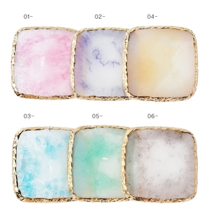 Paleta de Resina Ágata para Arte de Uñas, Placa para Mezclar Esmalte en Gel, Herramienta de Exhibición para Manicura - Product Image 3