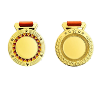 Médaille de sport personnalisée pour marathon, finition antique, alliage de zinc, moulage sous pression, plaqué or, impression numérique, gravure, logo 3D