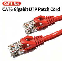 Diskon Grosir Pabrik Outlet CCA Cat6 UTP 24AWG RJ45 Kabel Patch Ethernet untuk Koneksi Router WiFi Kantor