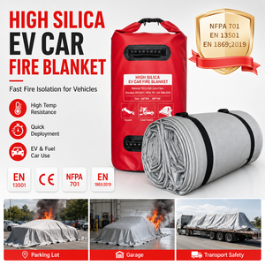 <span class=keywords><strong>Couverture</strong></span> <span class=keywords><strong>anti</strong></span>-incendie à haute teneur en silice pour voitures cuisines salons et nombreuses autres scènes - Product Image 1