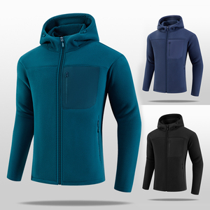 Polaire unisexe coton épais Jogging hommes survêtements décontracté Logo personnalisé avec capuche plaine à capuche et Joggers ensemble pour hommes - Product Image 5