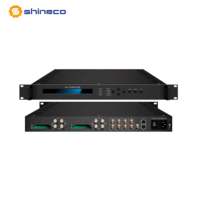 Digital TV FTA Satellite Receiver with 4 RF Input(DVB-C/DVB-T/T2/DVB-S/S2) Optical