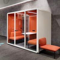 Cabine de bureau insonorisée facile à installer pour la maison ou le bureau, idéale pour les réunions et l'enregistrement
