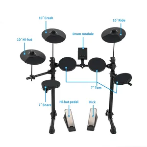Moyin Musical Drum Set Electronic Drum MD1000D Factory Wholesale Price Electronic Drum Kit
