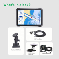 RICOEL Navigateur GPS Android pour usage maritime avec écran lisible en plein soleil de 10,1 pouces, 1000 nits, étanche IP68