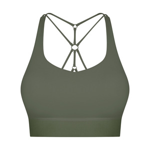 Nuovo Reggiseno Sportivo Yoga Antiurto <span class=keywords><strong>Zero</strong></span> Sense con Supporto Superiore, Orlo Antiscivolo, Spalline Sottili e Schiena Scoperta - Product Image 5