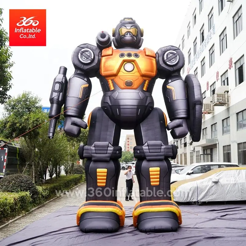 Custom Inflatable Mascot Advertising Cartoon Design Inflatable Transformer Cartoon
