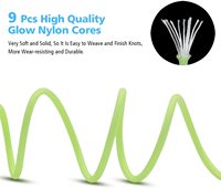 Cordon fluorescent multi-usage en polyester et nylon, paracorde
