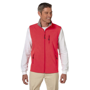 Gilet sans manches en polaire doublé pour homme, design de qualité supérieure, produit d'hiver, logo personnalisé, vêtements de sport avec poches zippées sur le devant - Product Image 1