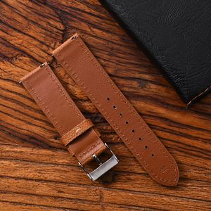 Correa de Reloj Upro de Cuero Genuino de Lujo, 18mm 19mm 20mm 22mm, Correa de Reloj Vintage de Cuero Vacuno Suave para Hombre y Mujer, Correa de Repuesto - Product Image 4