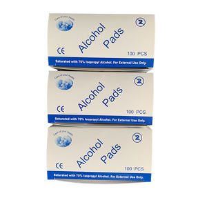 Almohadillas estériles de <span class=keywords><strong>alcohol</strong></span> isopropílico 70 por ciento antiséptico para cuidado médico y doméstico - Product Image 2
