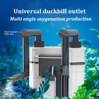 Filtre à suspendre multi-étapes en promotion : filtration cascade réglable, oxygénation et circulation pour poissons