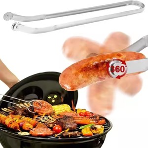 Nouvelle tendance : pinces <span class=keywords><strong>à</strong></span> tournage de <span class=keywords><strong>saucisses</strong></span> en acier inoxydable pour hot-dogs et barbecue, roues rotatives, outils de cuisine pour le camping, faciles <span class=keywords><strong>à</strong></span> nettoyer pour un résultat parfait - Product Image 2