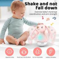 Lampe de table lumineuse Zhorya, jouet d'aide au sommeil pour bébé, poupée en peluche apaisante, animal en peluche avec veilleuse