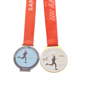 Médailles de Marathon Personnalisées en Argent Antique pour les Finishers du Marathon de Larian Hari Malaisie Baru - Product Image 6