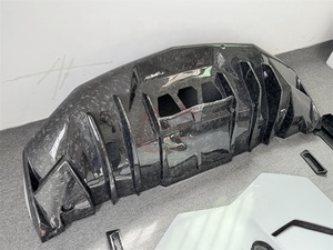 Kit carrosserie semi-carbone forgé style SVJ pare-chocs avant pare-chocs arrière jupe latérale becquet pour <span class=keywords><strong>Lamborghini</strong></span> Aventador LP700 LP720 - Product Image 6
