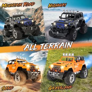 DWI 2.4G Camion RC Fuoristrada in Scala 1:16, <span class=keywords><strong>Jeep</strong></span> <span class=keywords><strong>Telecomandata</strong></span> con Luci LED, Auto RC per Tutti i Terreni, Regalo Giocattolo per Bambini - Product Image 4