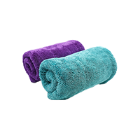 Ultra Absorbent Twisted Loop Microfiber Towels Reusable (Machine Washable) Microfiber Drying Towel 80/20 Blend