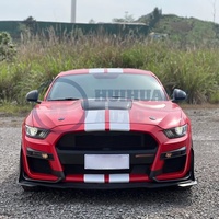 Pare-chocs de voiture pour ford Mustang 2015 2016 2017 Année Upgrade GT500 Modèle Shelby avec capot de pare-chocs Jupes latérales Diffuseur arrière
