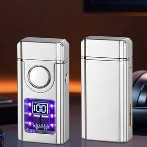 Ba Ngọn Lửa Thông Minh Kim Loại Khí Nhẹ Hơn Với Điều Khiển Bằng Giọng Nói Cảm Biến Mềm Arc Máy Bay Phản Lực Và Máy Bay Phản Lực Ngọn Lửa Cho Người Hút Thuốc Tuyệt vời Cho Tặng - Product Image 5