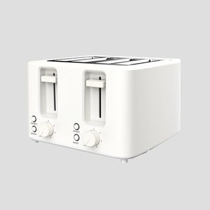 Pequeños electrodomésticos <span class=keywords><strong>de</strong></span> cocina, <span class=keywords><strong>tostadoras</strong></span> emergentes automáticas, superficie mate, 4 rebanadas, Mini tostadora <span class=keywords><strong>de</strong></span> <span class=keywords><strong>pan</strong></span> eléctrica <span class=keywords><strong>de</strong></span> tacto frío para uso doméstico - Product Image 1